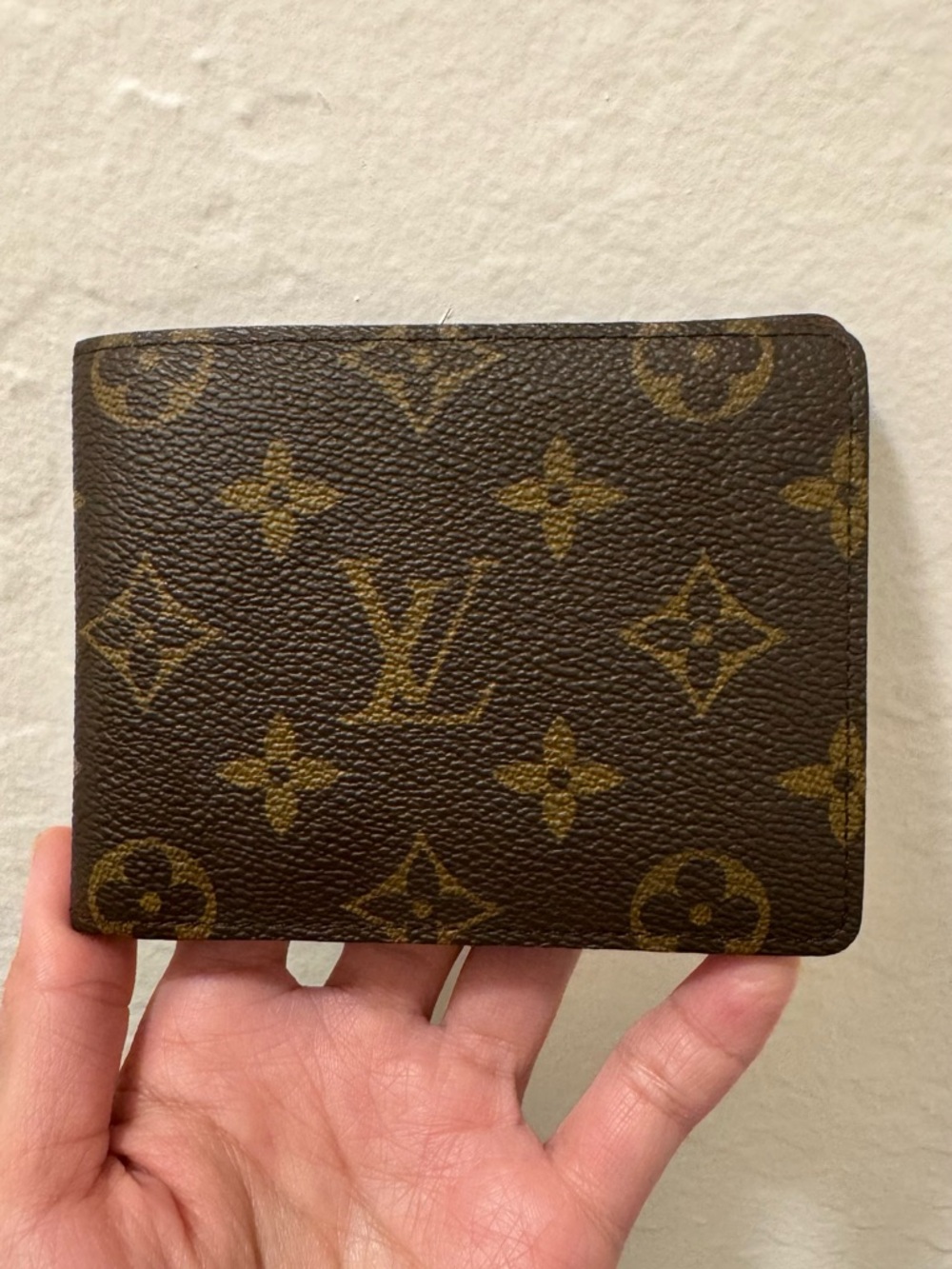 Louis Vuitton Monogram Canvas Wallet in Brown and Gold